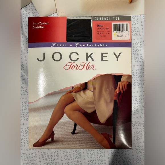 NIB: Jockey control top panty nylons.  5 pairs. - Picture 2 of 7